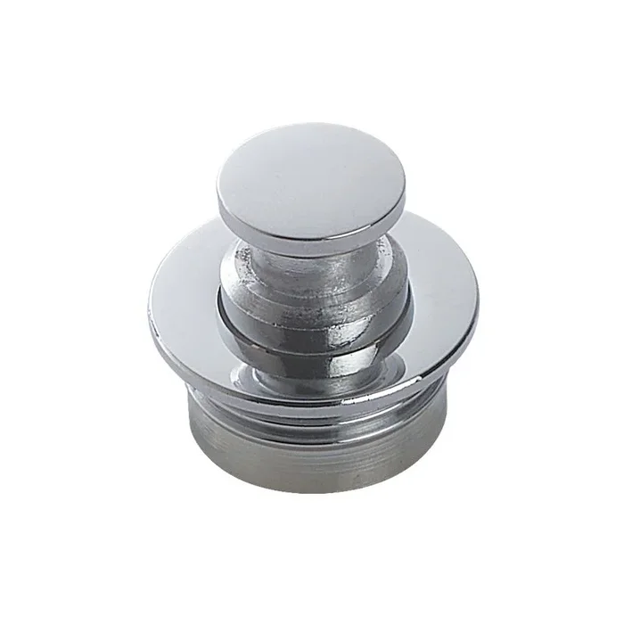 23 mm Chrome Pearl Brass Button – Foresti e Suardi