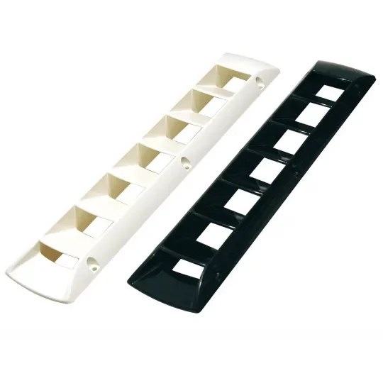 A.A.A ABS Flush Mounted Louver Vents Black