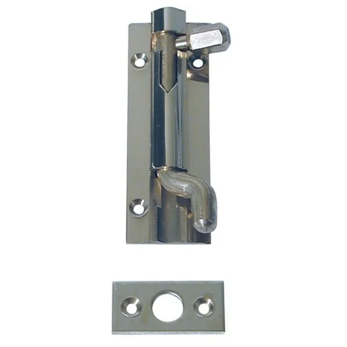 AG Barrel Bolt Necked 3″ Chromed Brass
