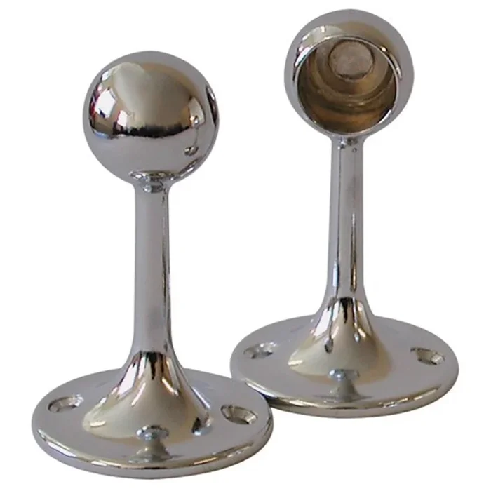 AG Rod Bracket Chrome Mazak 3/4″ Ends (Pair)