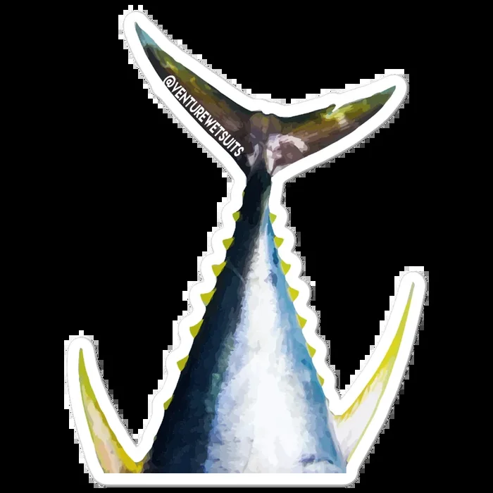 Ahi Tail Sticker