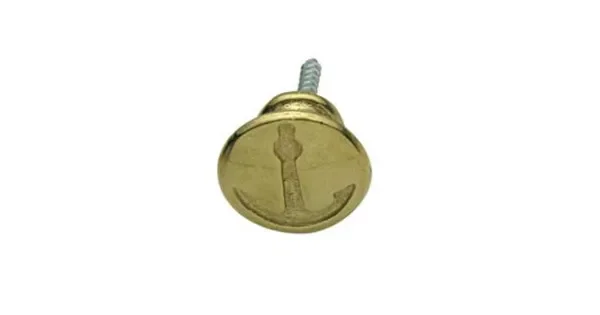 Anchor Drawer Knob 23x19mm Brass