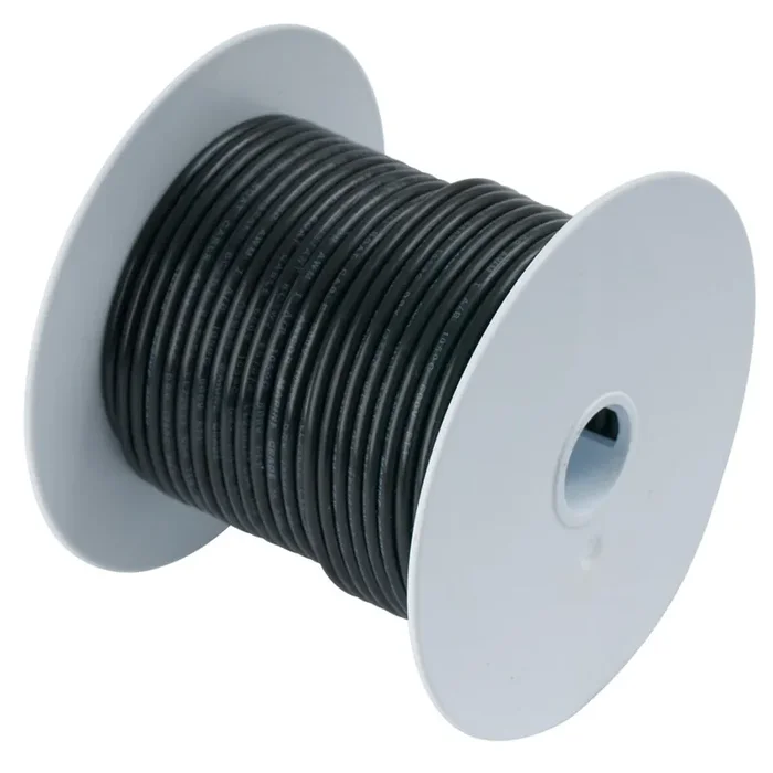 Ancor Black 18 AWG Tinned Copper Wire – 250ft