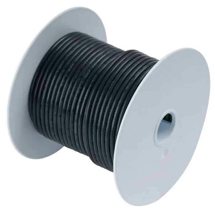 Ancor Black 6 AWG Battery Cable – 25ft