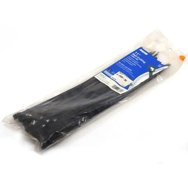 Ancor Cable Tie Self Cutting 11″ Black (50)