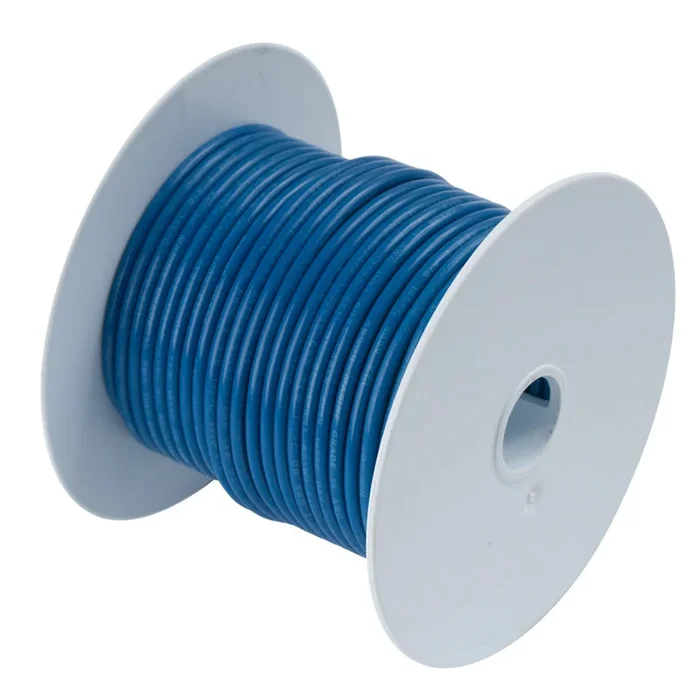 Ancor Dark Blue 14AWG Tinned Copper Wire – 100′ [104110]