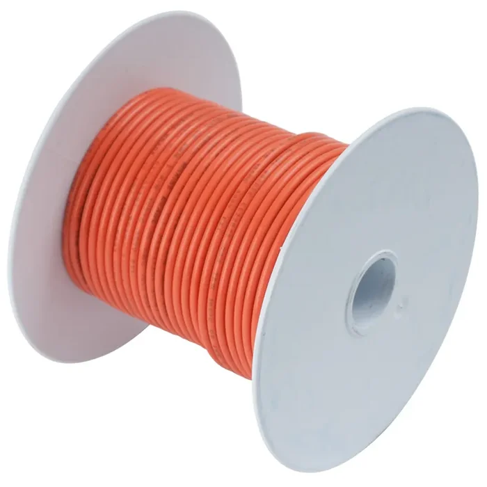 Ancor Orange 18 AWG Tinned Copper Wire – 1,000ft