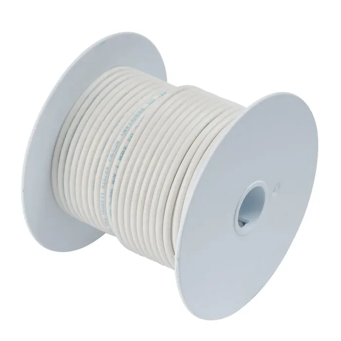 Ancor White 6 AWG Tinned Copper Wire – 25ft
