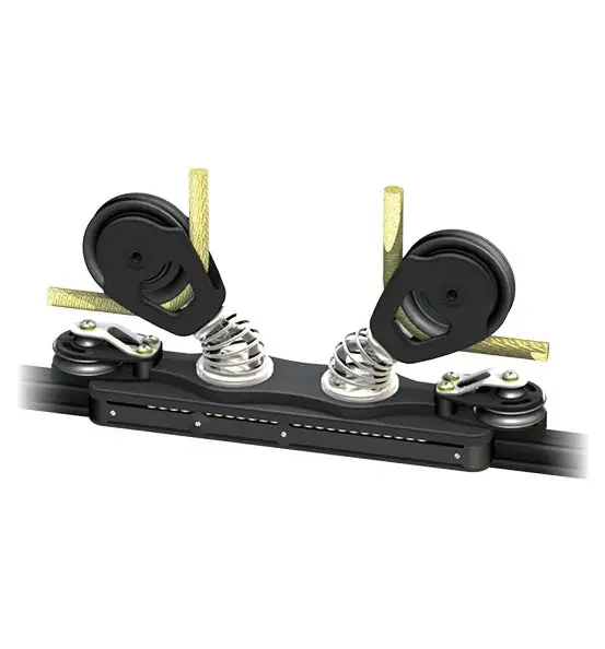 Antal 614.233 Big Boat Car – Maxi 47 L=430mm – Shackle + 1 Control Sheave