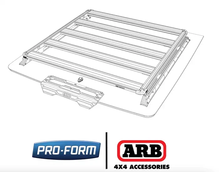 ARB Hardlid Mounting Kit for installing BASERACK Platform