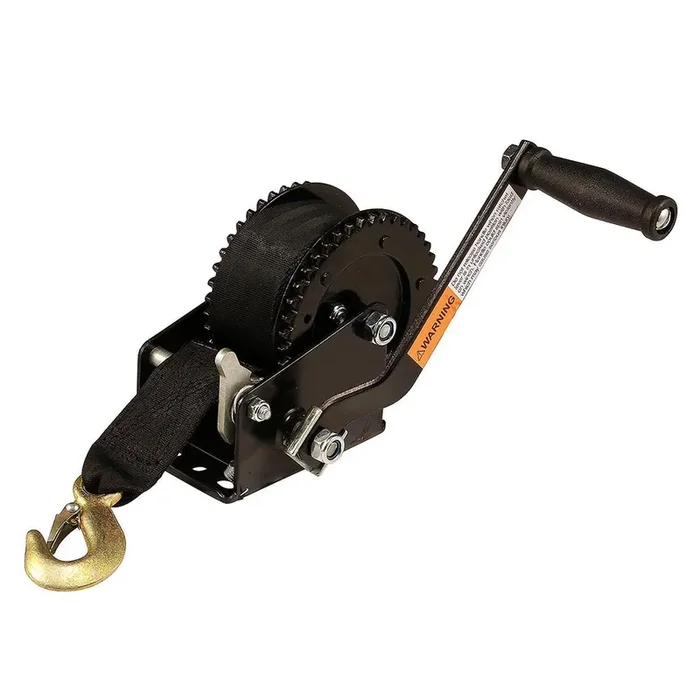 Attwood 2000 lb Dual Drive Winch – 2in x 20ft Nylon Strap