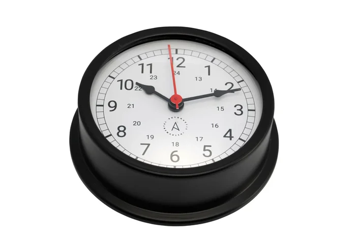 AUTONAUTIC PACIFIC 120 quartz clock aluminium black