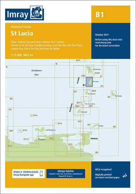 B1 St Lucia (Imray Chart)