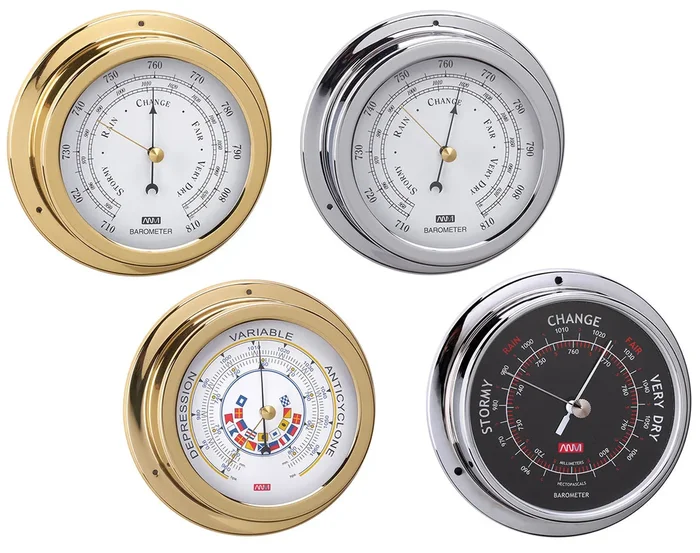 Barometer CP Brass 120mm