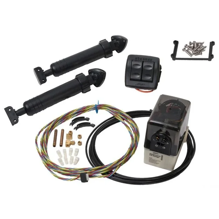 Bennett Trim Tab Control Kit 12 – Complete Hydraulic System with Electronic Control Unit, Twin Actuators, and Watertight Panel for Enhanced Nautical Performance