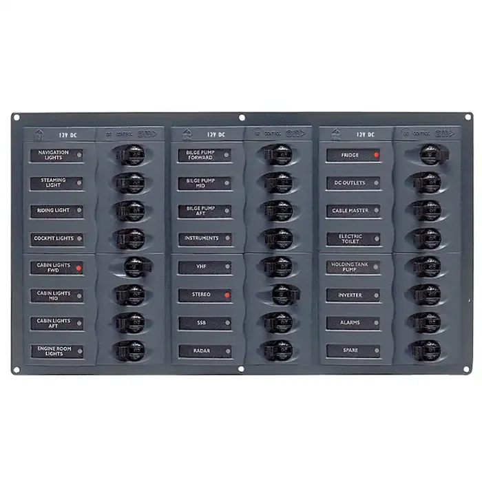 BEP DC Panel – 24-Way – No Meter