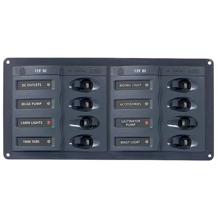 BEP DC Panel – 8-Way – Horizontal