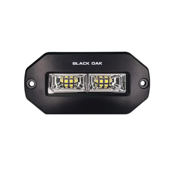 Black Oak Pro Series 4″ Flush Mount Spreader Light – Black Housing – 4BFMSL-S