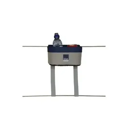 Blue Performance Can Holder For Railing Mount