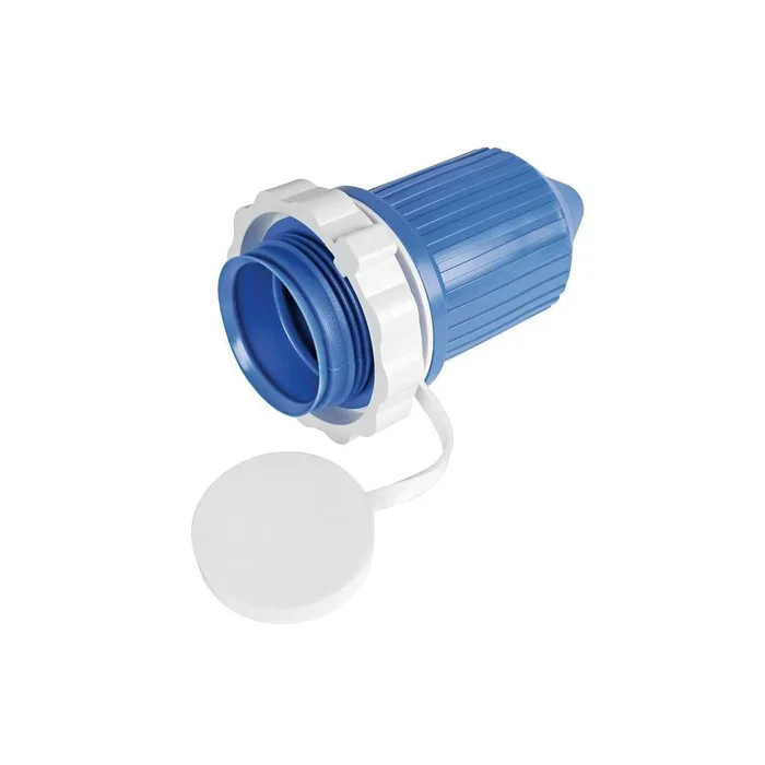 Blue PVC Snap Cap for 30A 220V Plug Marinco N50523521028