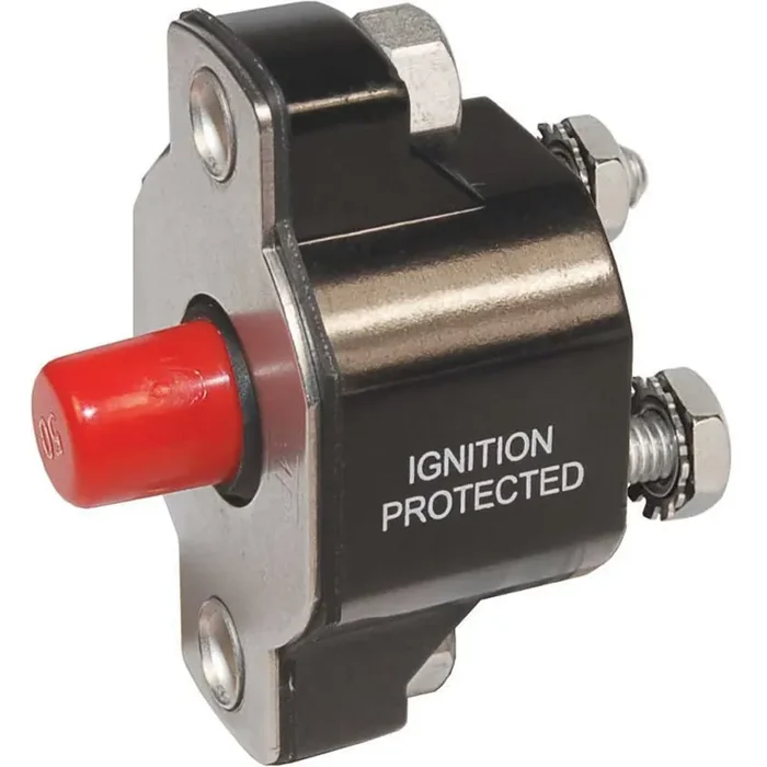 Blue Sea 2139 Medium Duty Push Button Reset-Only – 20A