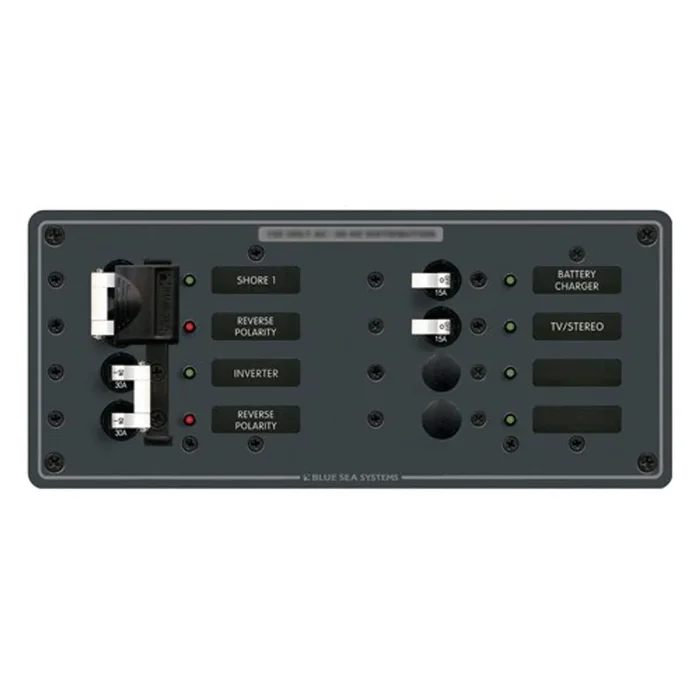 Blue Sea Panel AC Source Select 16A 4 Position