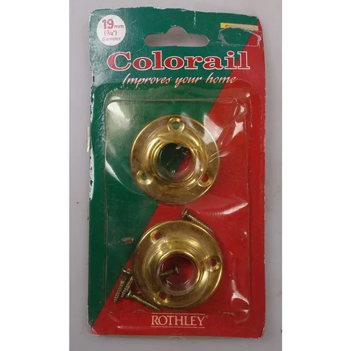 Brass Finish Rail Socket Kit