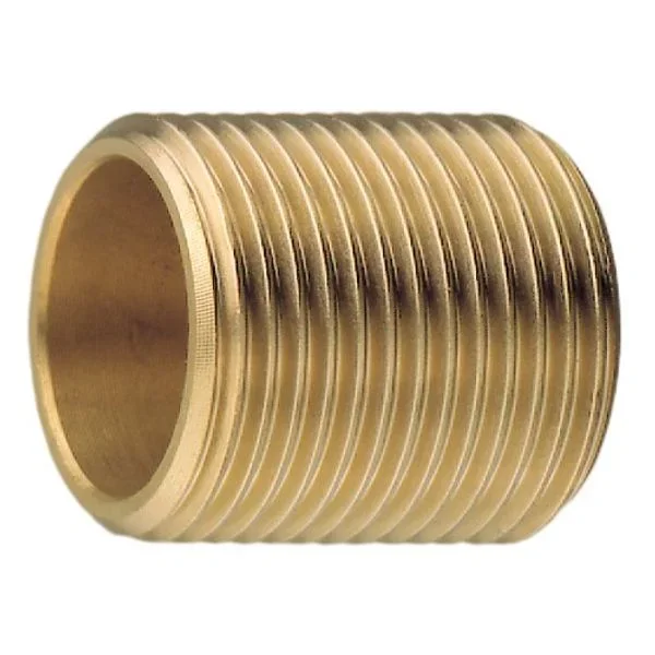 Brass Parallel Nipple 3/8″ BSP Male