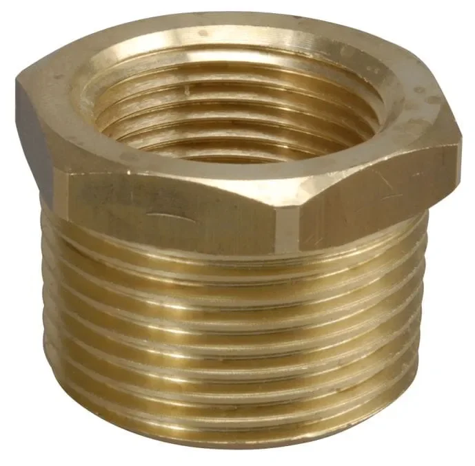 Brass reducer with internal/external thread
