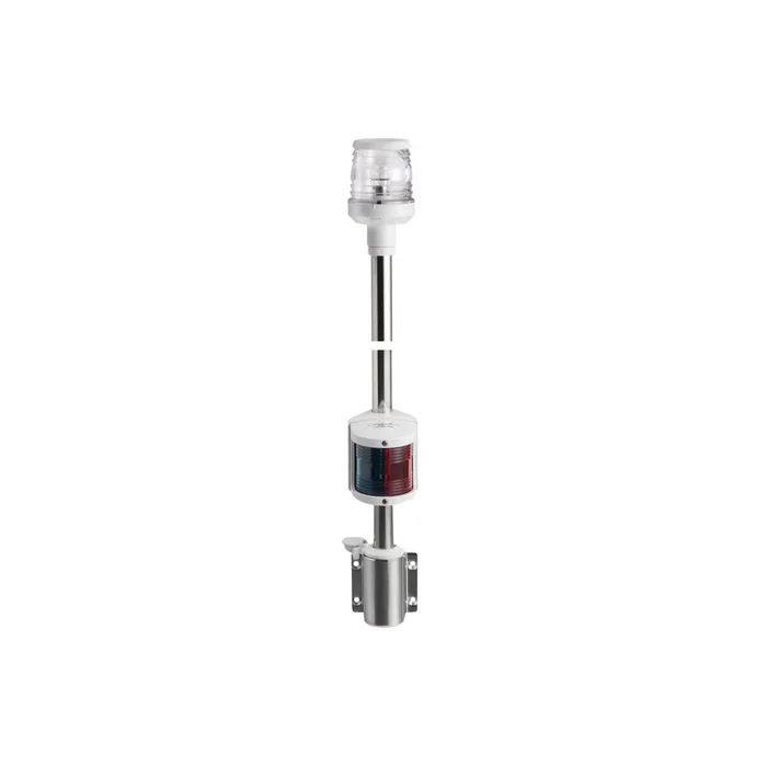 Bulkhead mounting white combined lightpole 100cm OS1116702