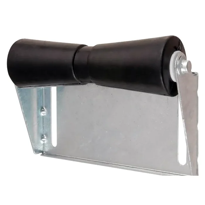 C.E. Smith Panel Bracket Assembly 12in Spool Roller – Black
