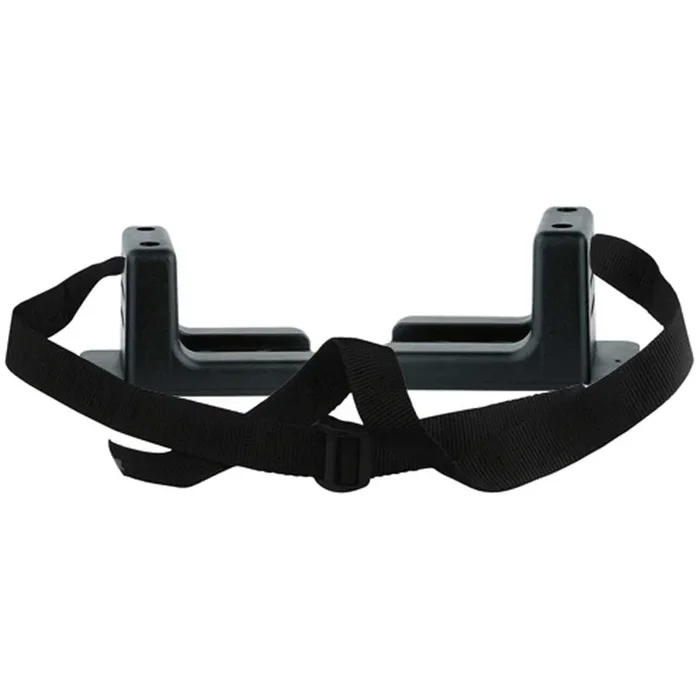 CAN BLACK PLASTIC TANK BRACKETS C/W STRAPS 9-96998