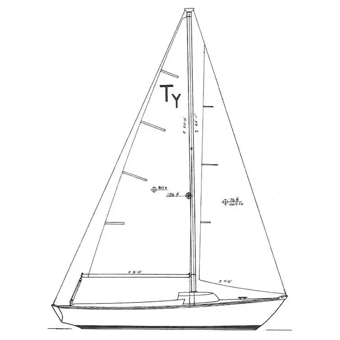 Cape Dory Typhoon Main Halyard