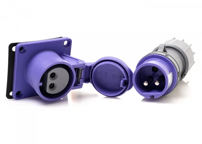 CEE Built-In Plug Connector / 32 A / 2-pin