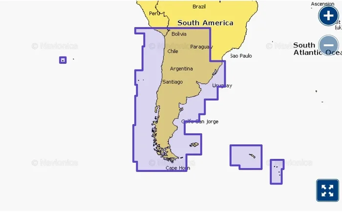 Chile, Argentina & Easter Isl. -NSSA005L