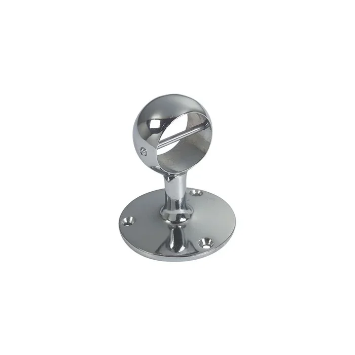 Chrome-Plated Brass Intermediate Support Ø 36 mm for Nautical Pulpit – Foresti e Suardi