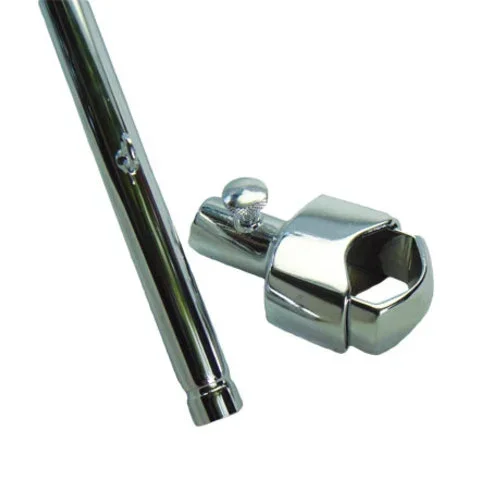 Chrome Pulpit Flagstaff & Bracket