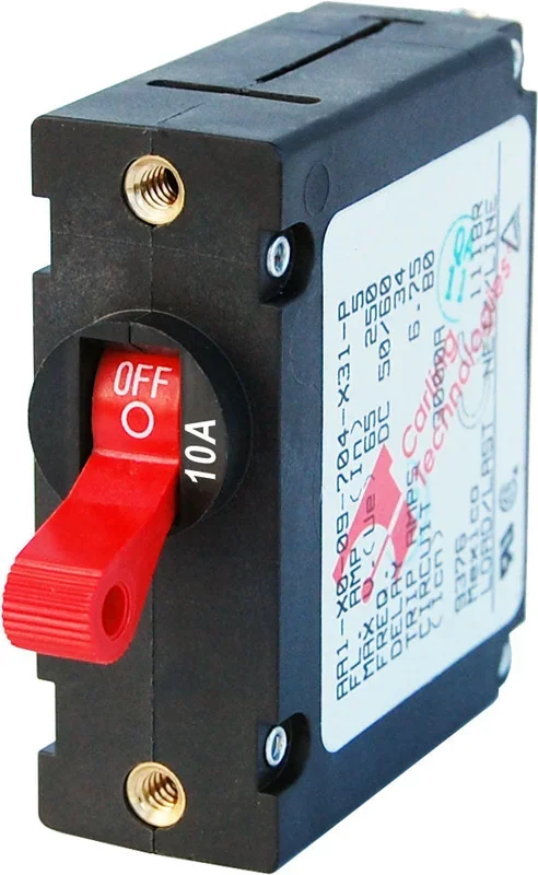 CIRCUIT BREAKER AA1TOGGLE 10A RED
