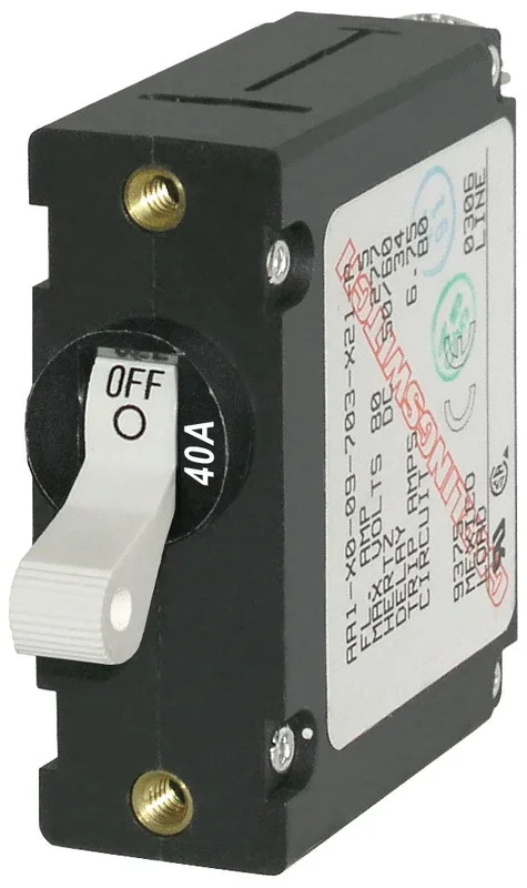 CIRCUIT BREAKER AA1TOGGLE 40A WHT