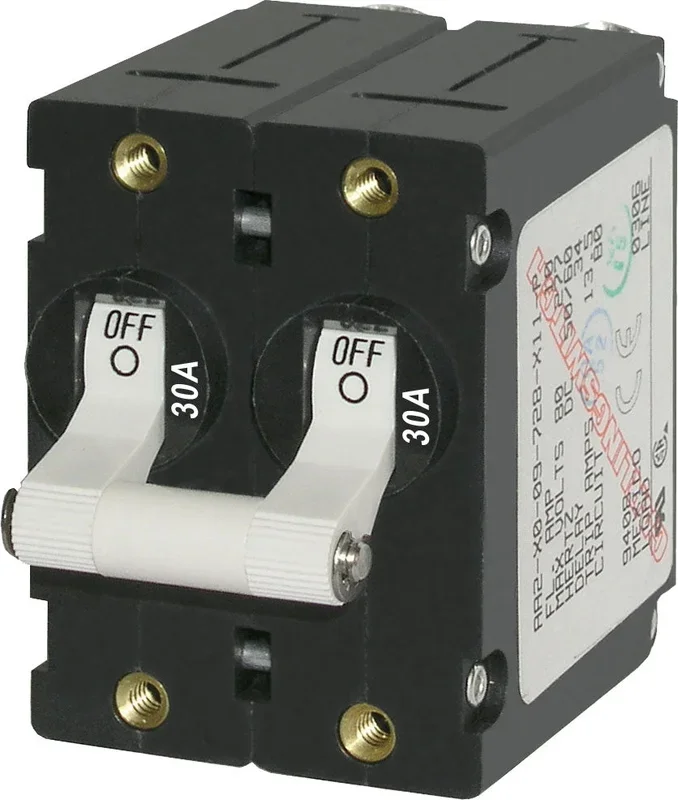 CIRCUIT BREAKER AA2TOGGLE 30A WHT