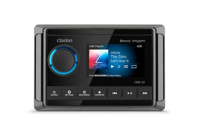 CLARION MARINE SOURCE UNIT WITH 3′