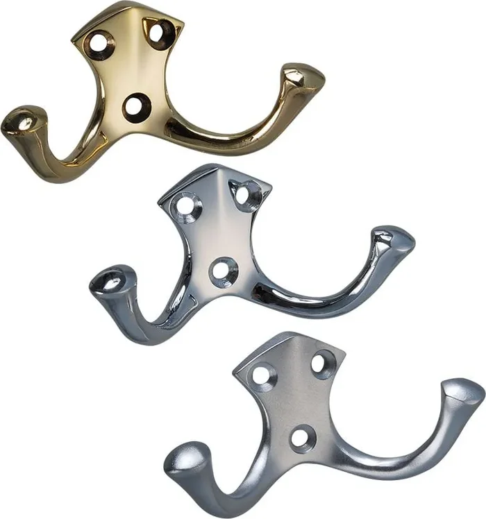 Coat hook double