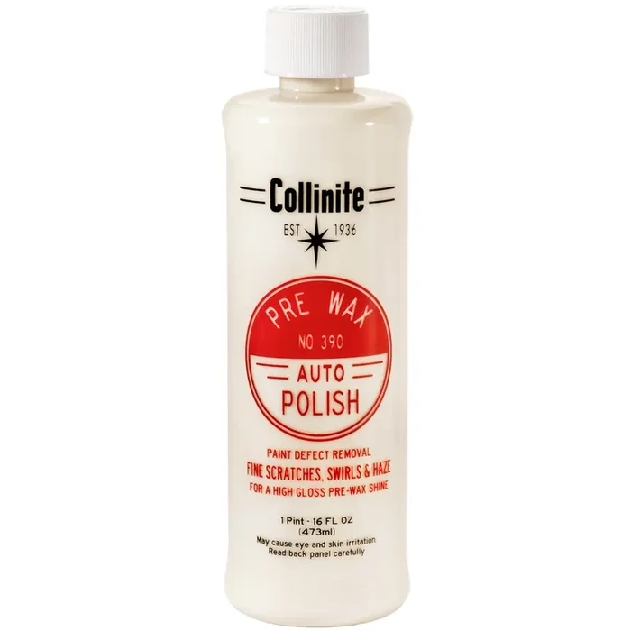 Collinite 390 Pre-Wax Auto Polish – 16oz