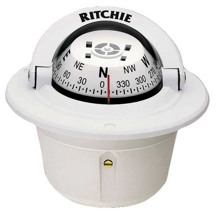 COMPASS FLUSH MNT 2.75’DIAL WHITE