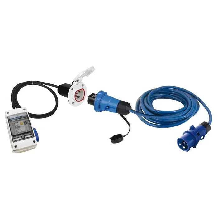 Complete 220V Power Supply Set for Boats with 16A Cruiser Socket