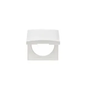 CORNICE UN MODULO CON COPERCHIO BIANCO BERKER