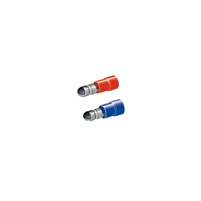 Cylindrical Male Yellow Terminals – 10 Pack