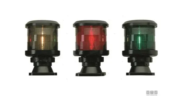 DHR 360º Navigation Light Black-Green H154mm