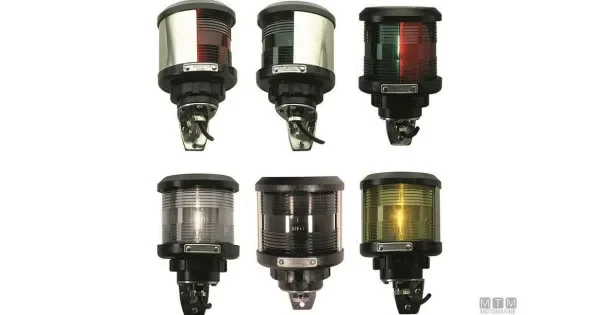 DHR Navigation Light Black-White 135º H154mm