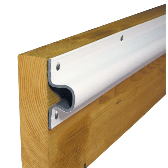 Dock Edge “C” Guard PVC Dock Profile – (4) 6′ Sections – White [1133-F]